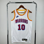Warriors BackFull Throwback Jersey in White Hanging 012