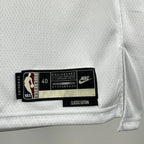 Warriors BackLogo Throwback Jersey in White Hanging 007