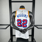 Warriors FabricDetail Throwback Jersey in White Hanging 006