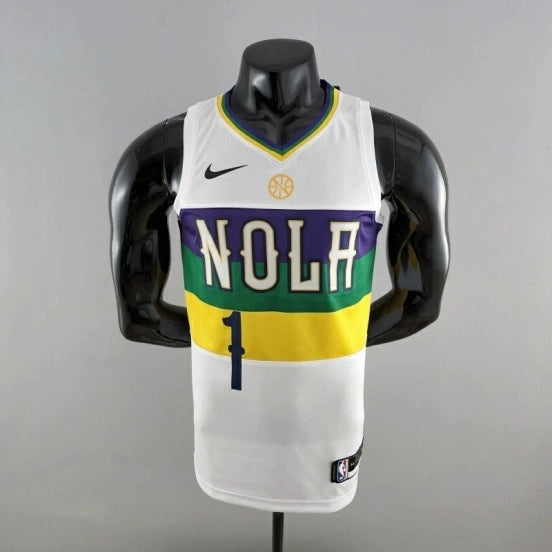 Williamson Pelicans #1 Urban Edition Jersey 2018 - View 001