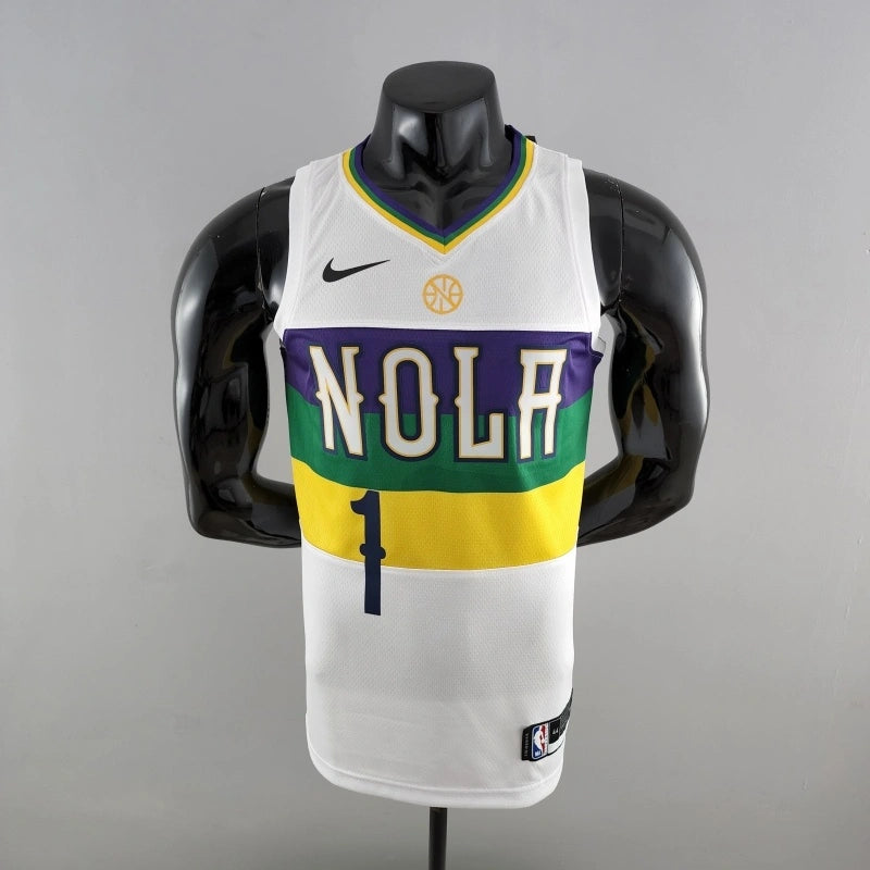 Williamson Pelicans #1 Urban Edition Jersey 2018 - View 002