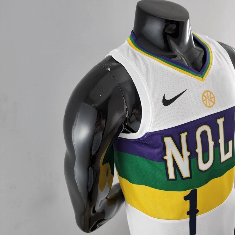 Williamson Pelicans #1 Urban Edition Jersey 2018 - View 004