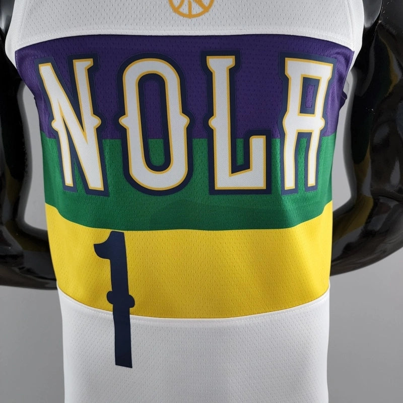 Williamson Pelicans #1 Urban Edition Jersey 2018 - View 007