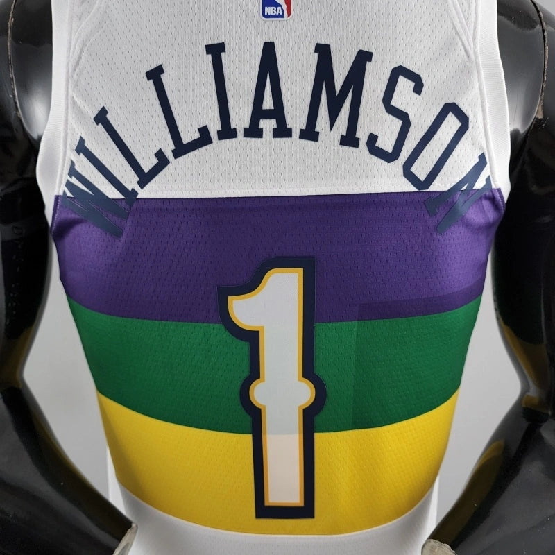 Williamson Pelicans #1 Urban Edition Jersey 2018 - View 009