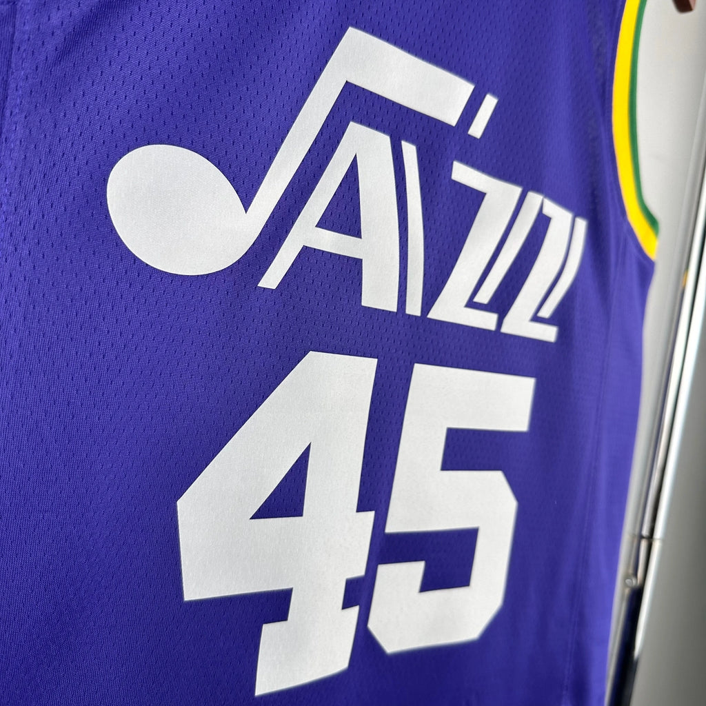 Donovan Mitchell Utah Jazz No.45 Throwback Jersey 2023-24 - View 7