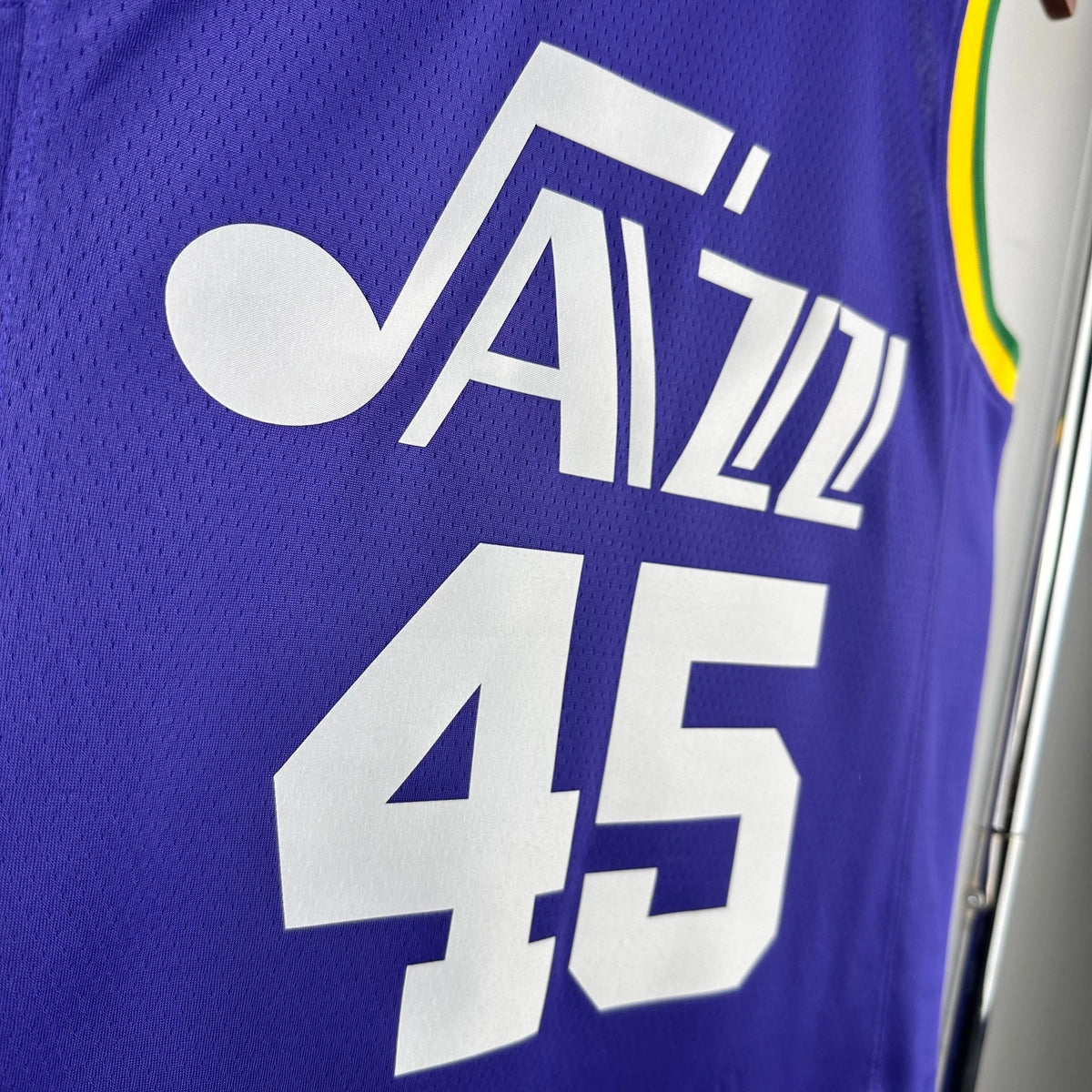 Donovan Mitchell Utah Jazz No.45 Throwback Jersey 2023-24 - View 7