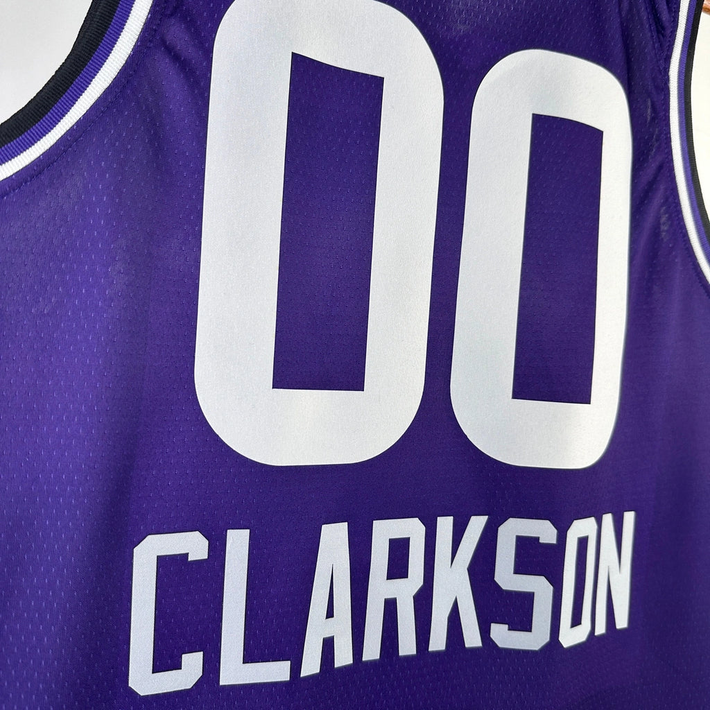 Jordan Clarkson Utah Jazz No.00 City Edition Jersey 2023-24 - View 5