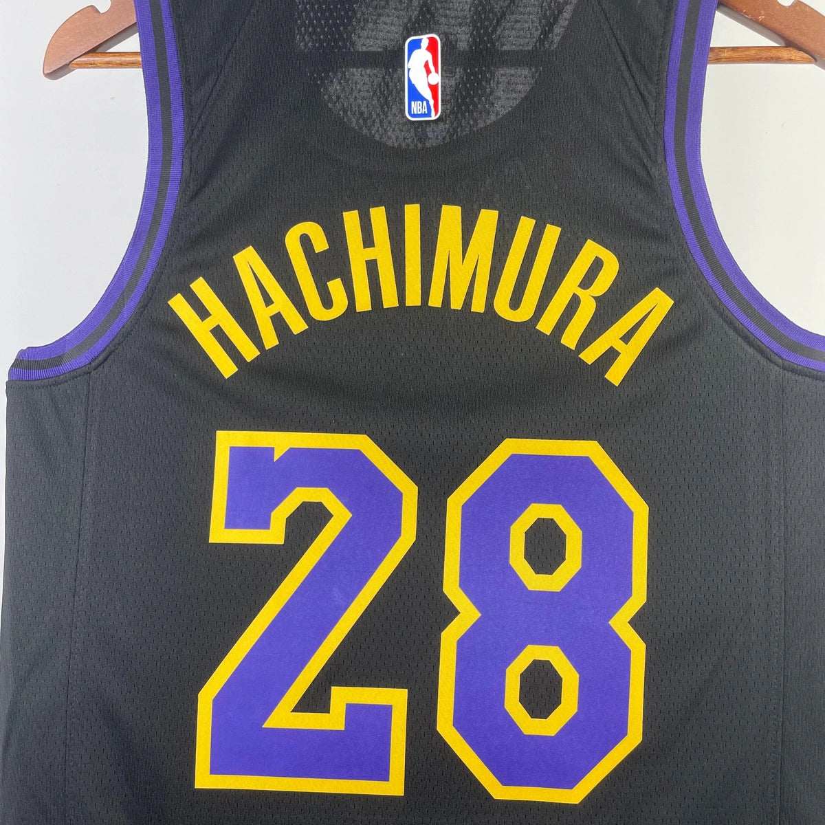 Rui Hachimura Los Angeles Lakers No.28 City Edition Jersey 2023-24 - View 13