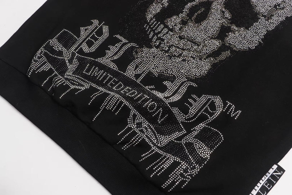 PP Black Cotton Sweatshirt #1 – Ref 7955 | Men's Streetwear