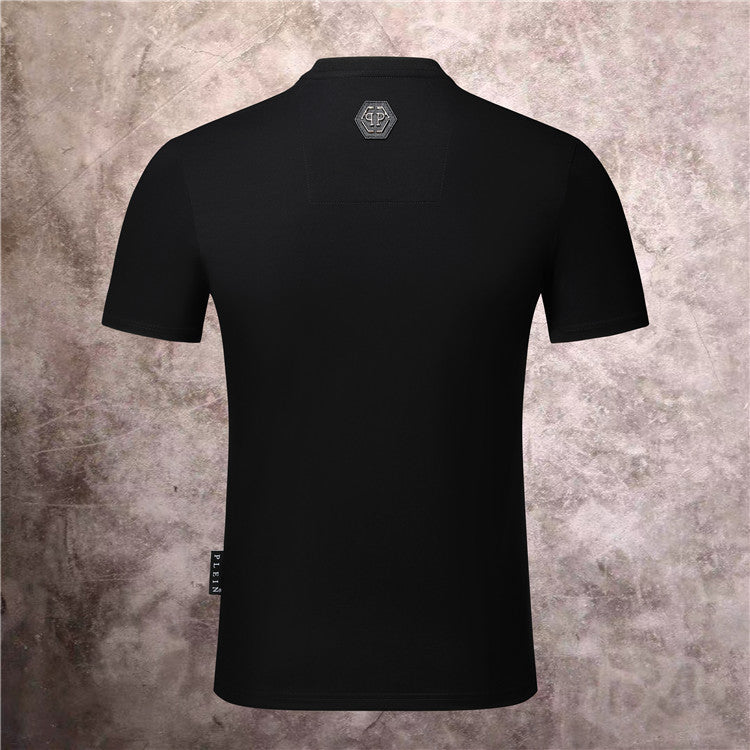 PP Men's Black Cotton Streetwear T-Shirt #2