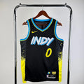 Tyrese Haliburton Indiana Pacers No.0 City Edition Jersey 2023-24 - View 11