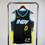 Tyrese Haliburton Indiana Pacers No.0 City Edition Jersey 2023-24 - View 11