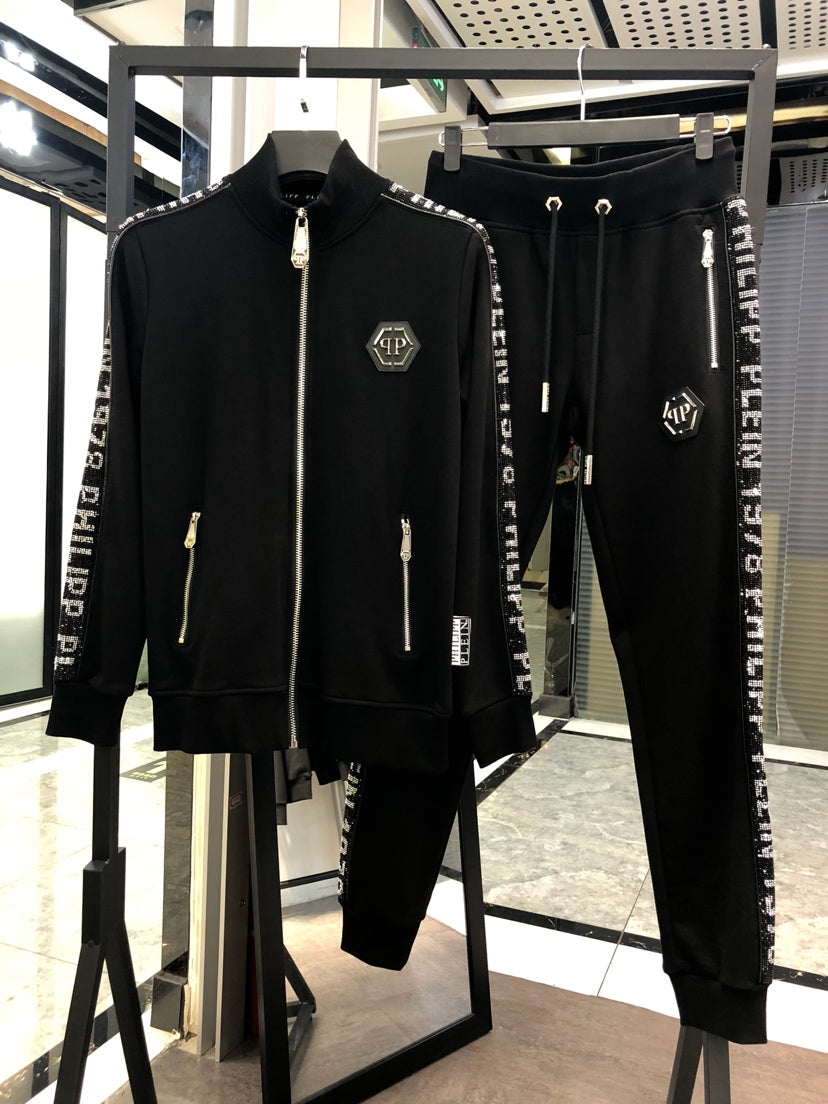 PP Black Tracksuit #16 | Men's Streetwear