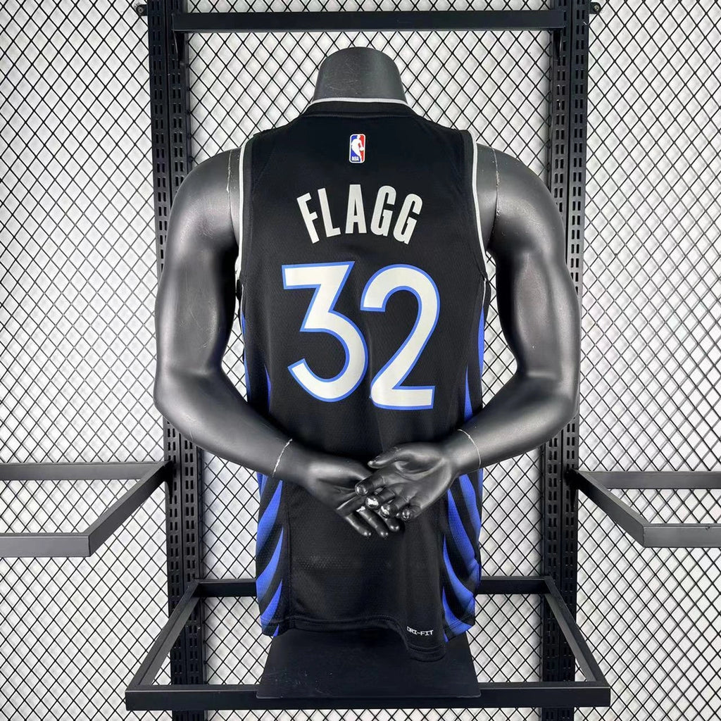 Dereck Lively II Dallas Mavericks No.32 City Edition Jersey 2025-26 - View 3