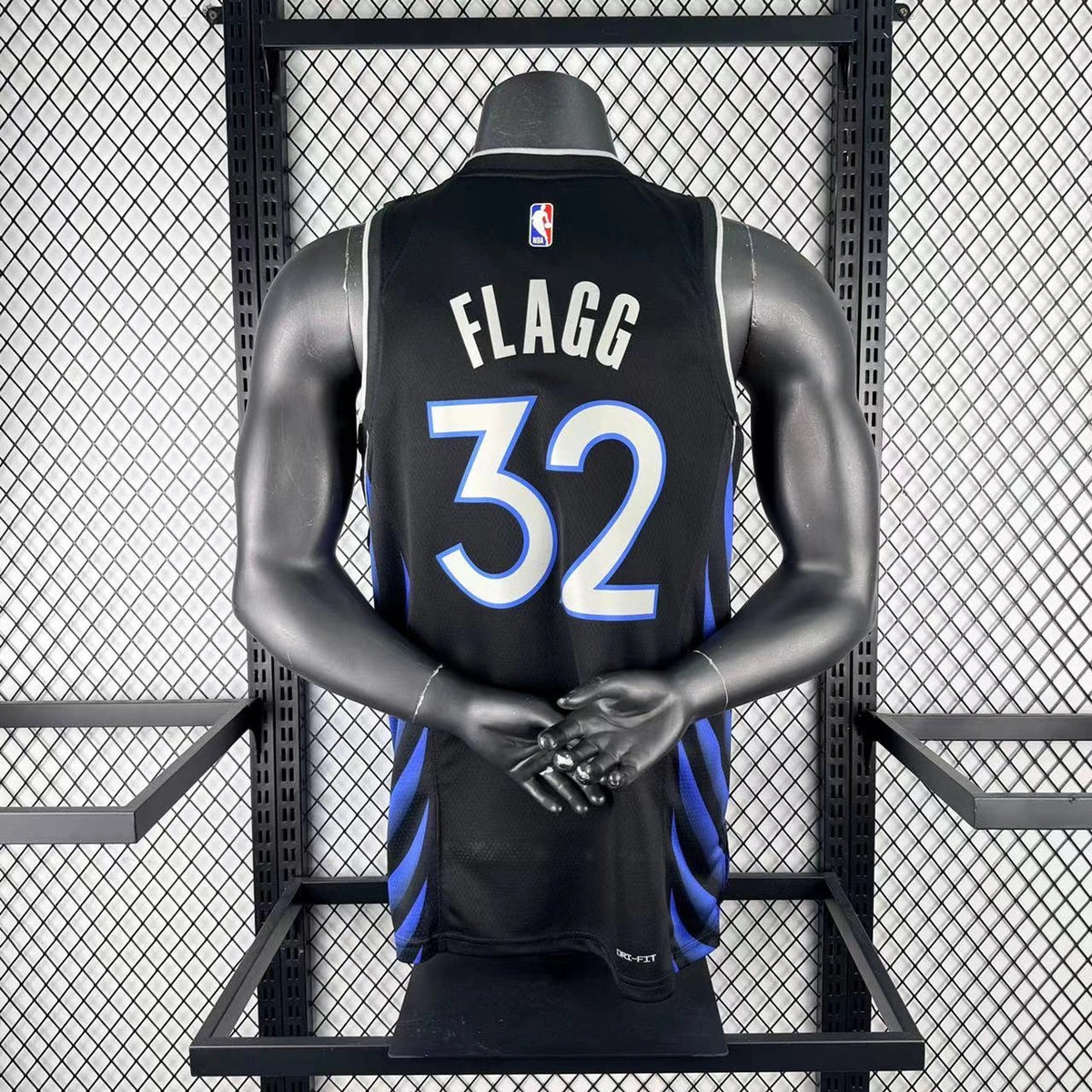Dereck Lively II Dallas Mavericks No.32 City Edition Jersey 2025-26 - View 3