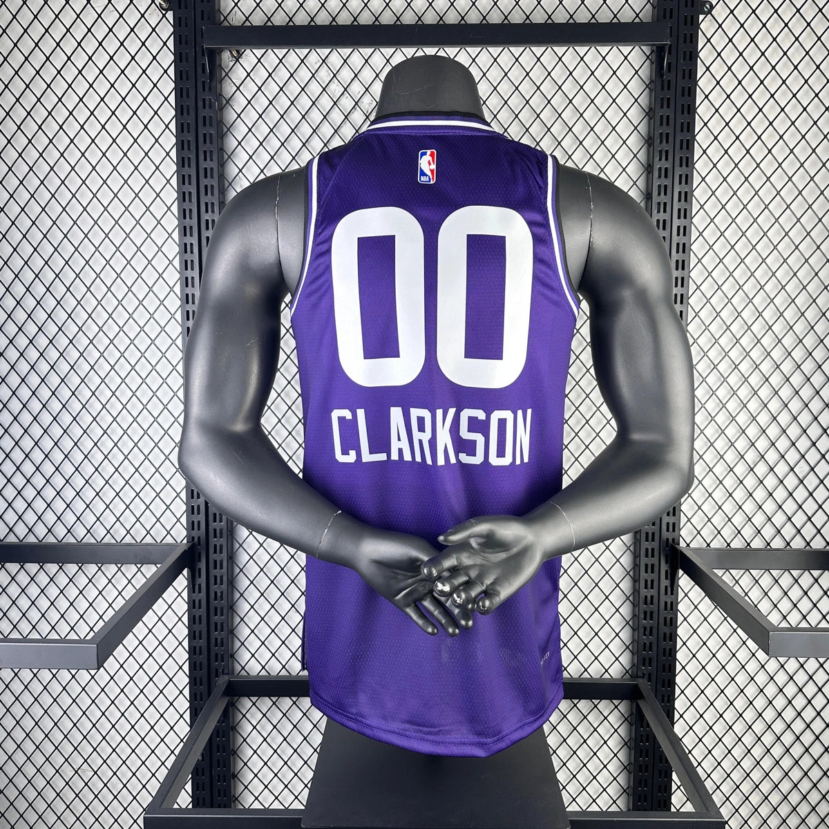 Jordan Clarkson Utah Jazz No.00 City Edition Jersey 2023-24 - View 1