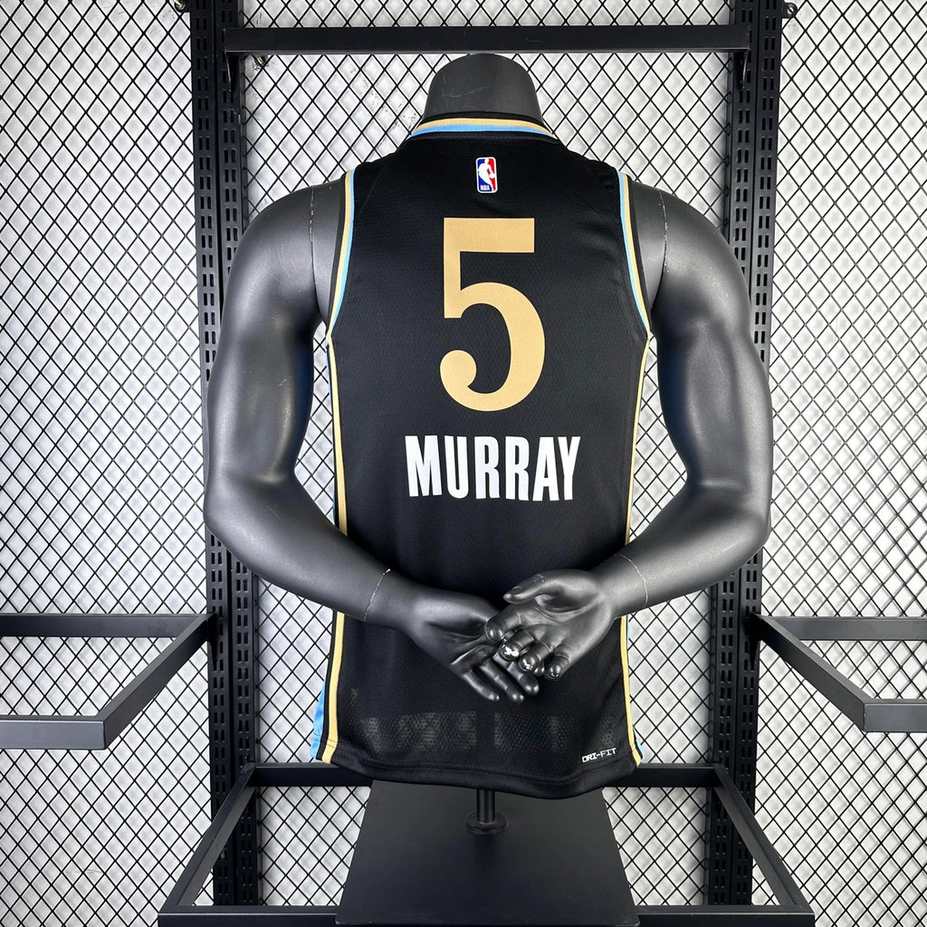 Jamal Murray Atlanta Hawks No.5 City Edition Jersey 2023-24 - View 11