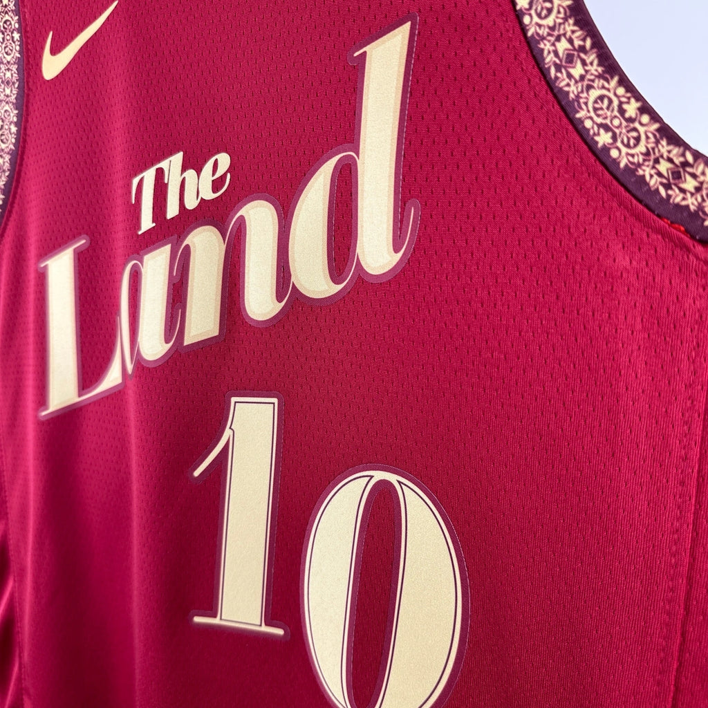 Darius Garland Cleveland Cavaliers No.10 City Edition Jersey 2023-24 - View 7