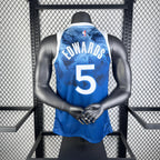Anthony Edwards Minnesota Timberwolves No.5 City Edition Jersey 2023-24 - View 1
