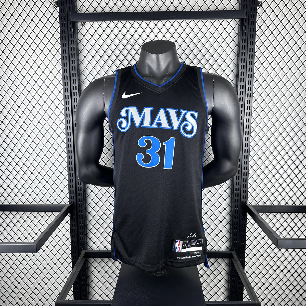 Klay Thompson Dallas Mavericks No.31 City Edition Jersey 2023-24 - View 3