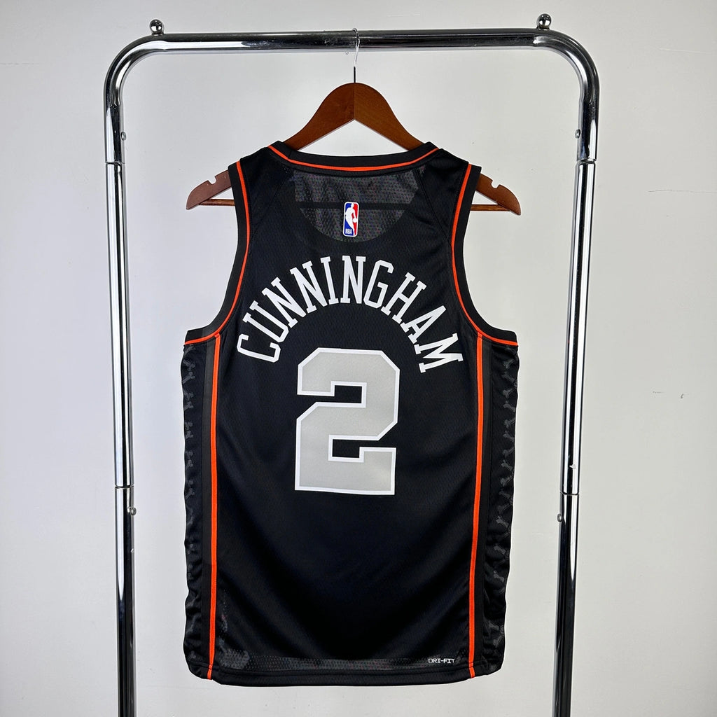 Cade Cunningham Detroit Pistons No.2 City Edition Jersey 2023-24 - View 2