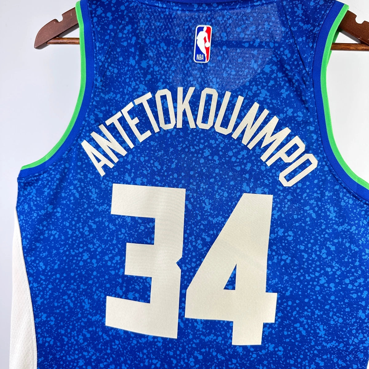 Giannis Antetokounmpo Milwaukee Bucks No.34 City Edition Jersey 2023-24 - View 5