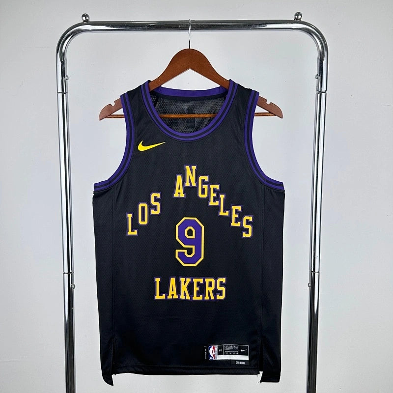 Bronny James Los Angeles Lakers No.9 City Edition Jersey 2025-26 - View 7