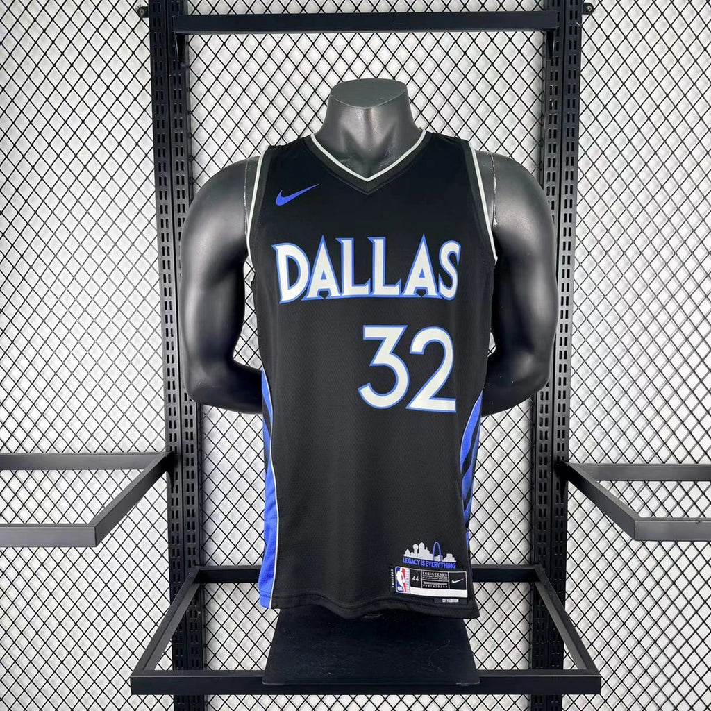 Dereck Lively II Dallas Mavericks No.32 City Edition Jersey 2025-26 - View 2