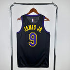 Bronny James Los Angeles Lakers No.9 City Edition Jersey 2025-26 - View 1