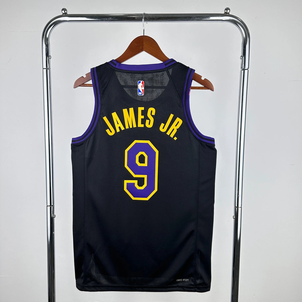 Bronny James Los Angeles Lakers No.9 City Edition Jersey 2025-26 - View 1