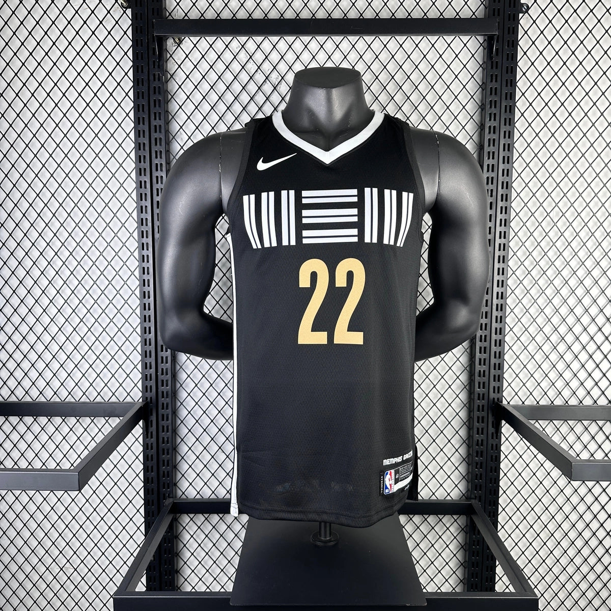 Desmond Bane Memphis Grizzlies No.22 City Edition Jersey 2023-24 - View 11