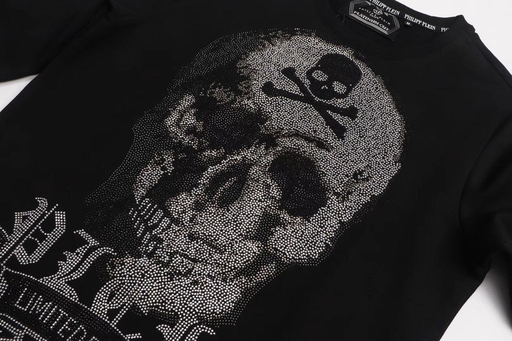 PP Black Cotton Sweatshirt #1 – Ref 7955 | Men's Streetwear