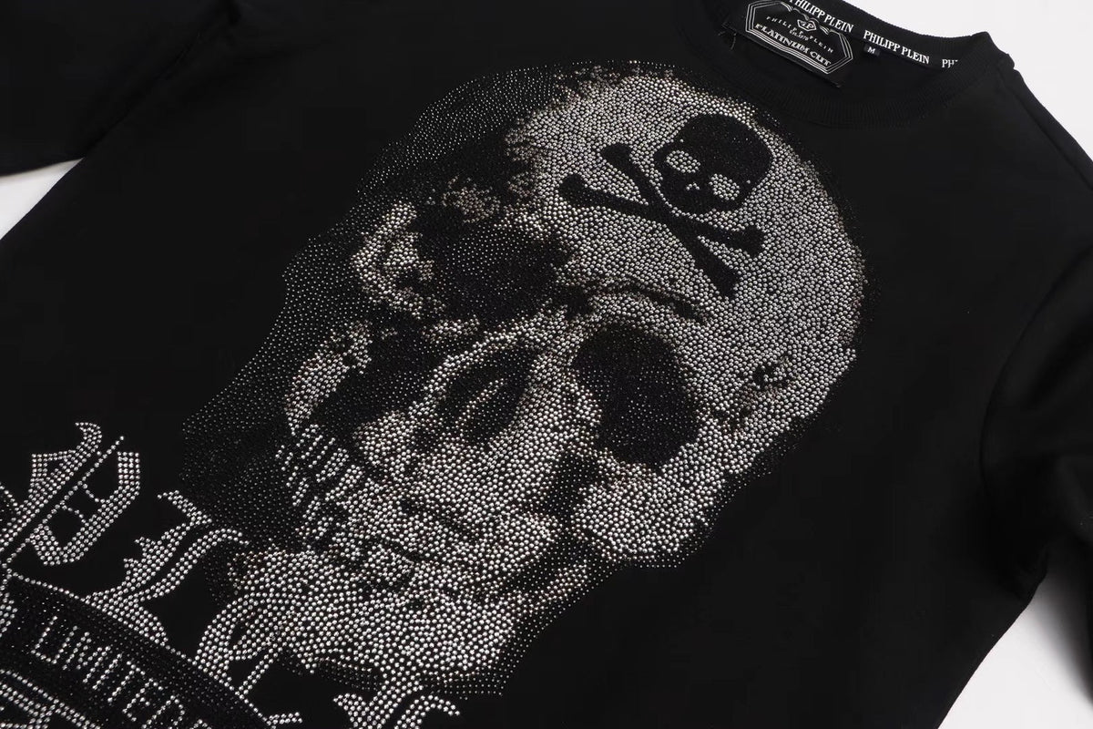 PP Black Cotton Sweatshirt #1 – Ref 7955 | Men's Streetwear