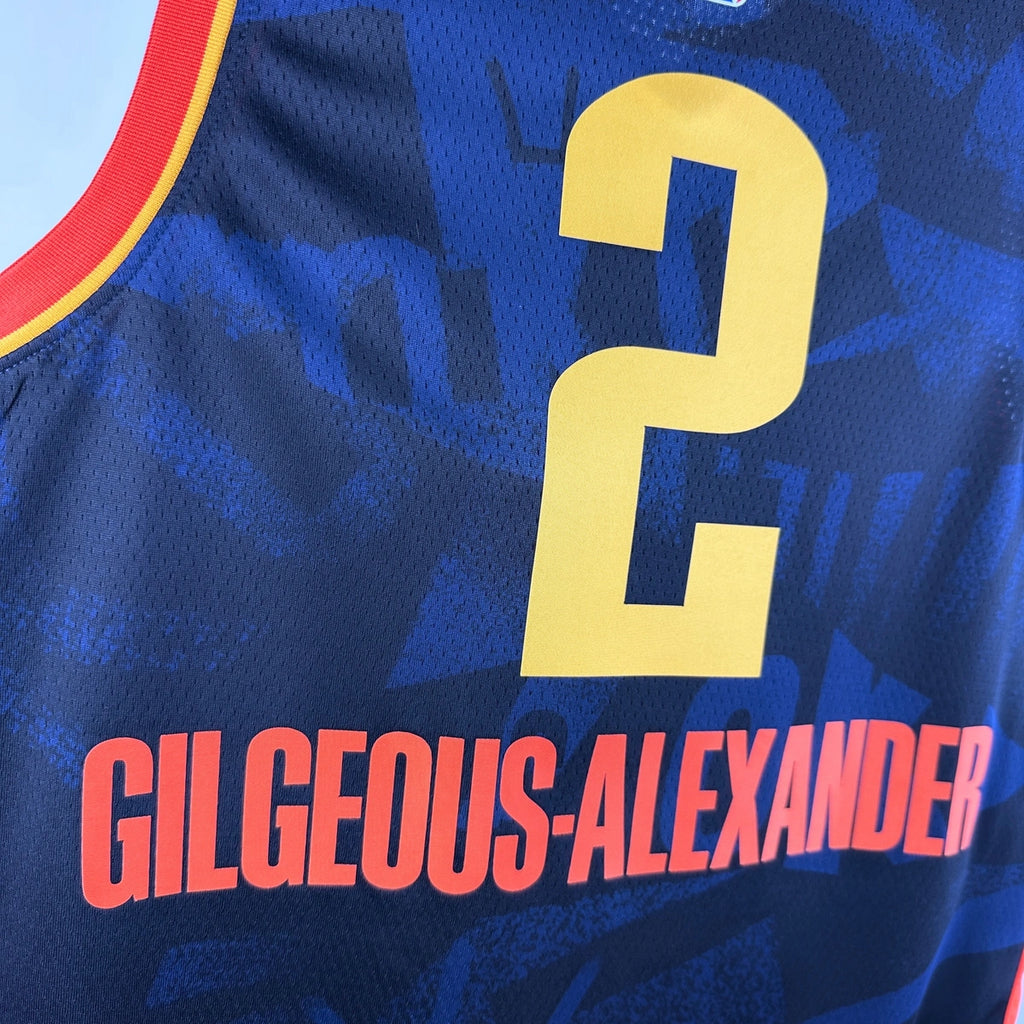 Shai Gilgeous-Alexander Oklahoma City Thunder No.2 City Edition Jersey 2023-24 - View 14