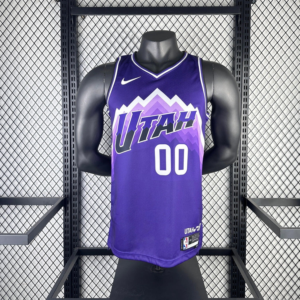 Jordan Clarkson Utah Jazz No.00 City Edition Jersey 2023-24 - View 11