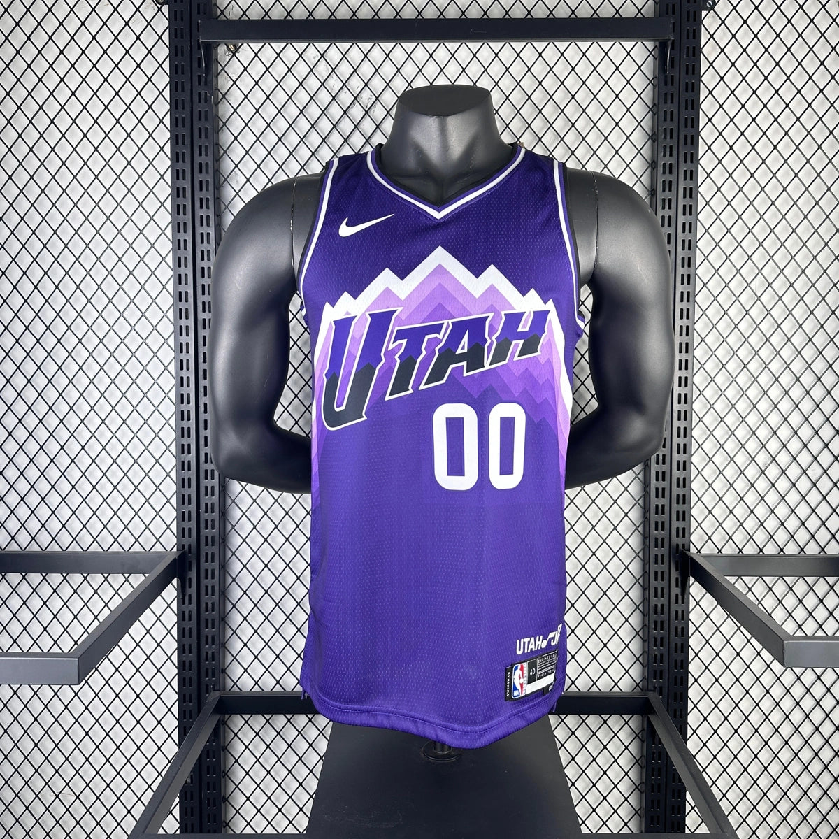 Jordan Clarkson Utah Jazz No.00 City Edition Jersey 2023-24 - View 11