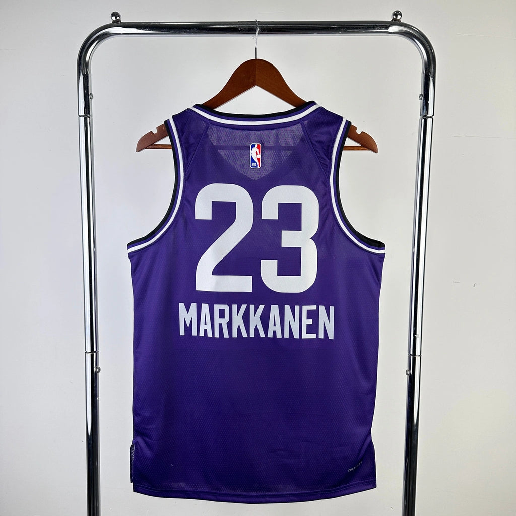 Lauri Markkanen Utah Jazz No.23 City Edition Jersey 2023-24 - View 3