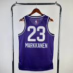 Lauri Markkanen Utah Jazz No.23 City Edition Jersey 2023-24 - View 3