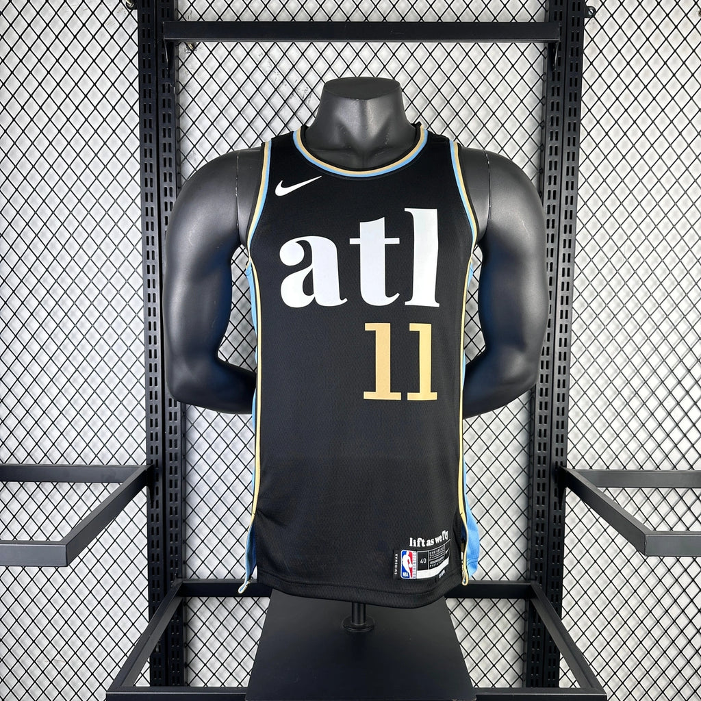 Trae Young Atlanta Hawks No.11 City Edition Jersey 2023-24 - View 5