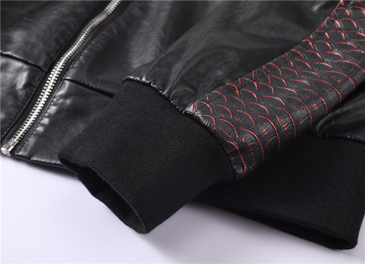 PP Black Leather Jacket #2 | Men's Streetwear