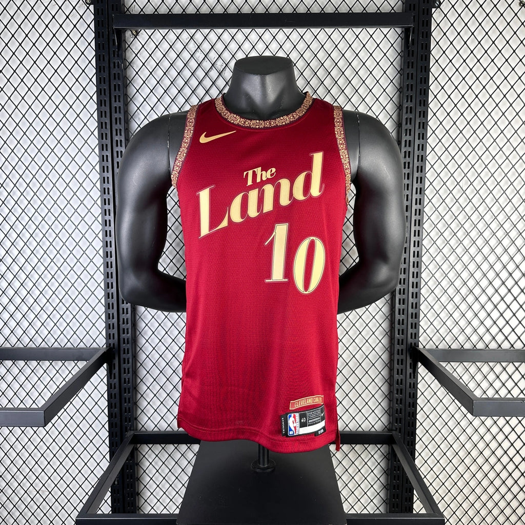 Darius Garland Cleveland Cavaliers No.10 City Edition Jersey 2023-24 - View 13