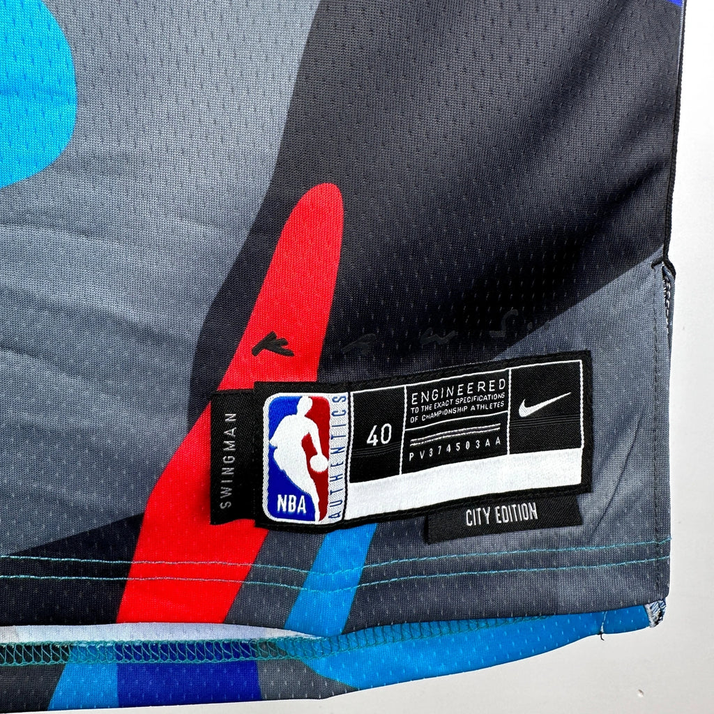 Anfernee Simons Brooklyn Nets No.10 City Edition Jersey 2023-24 - View 8