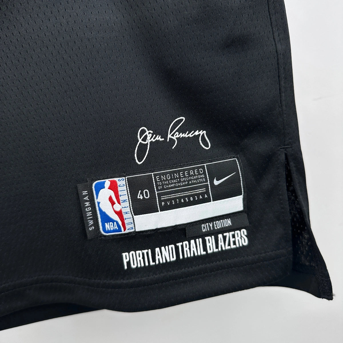 Anfernee Simons Portland Trail Blazers No.1 City Edition Jersey 2023-24 - View 6