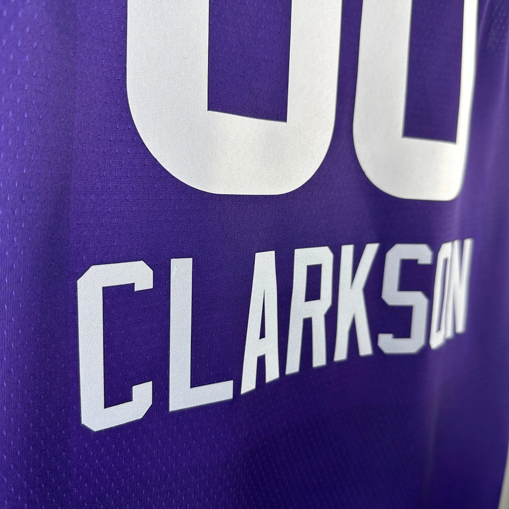 Jordan Clarkson Utah Jazz No.00 City Edition Jersey 2023-24 - View 4