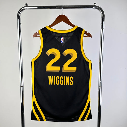 Andrew Wiggins Golden State Warriors No.22 City Edition Jersey 2023-24 - View 3