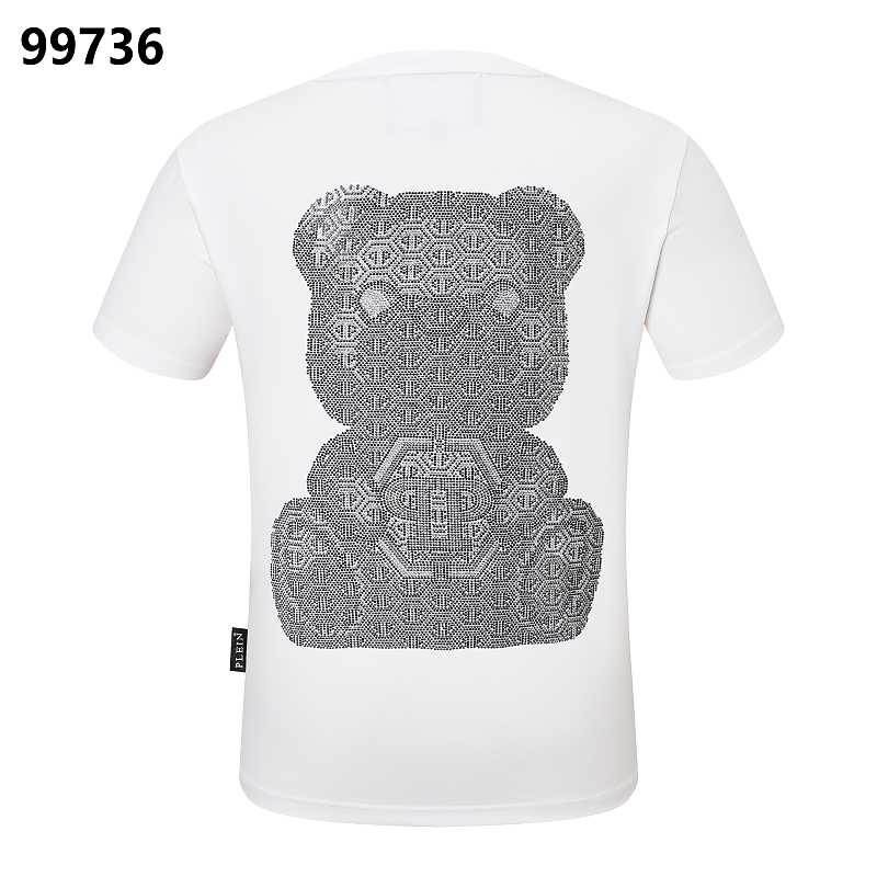 P**P Men's Content Creator Logo Streetwear T-Shirt | Black White – 4947