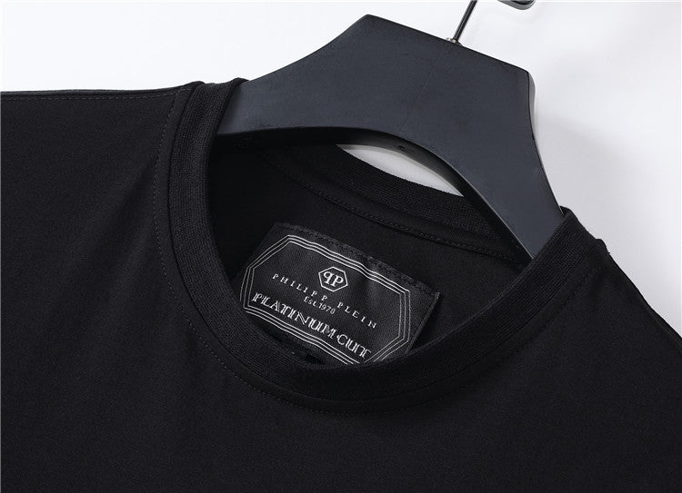 PP Men's Black Cotton Streetwear T-Shirt #2