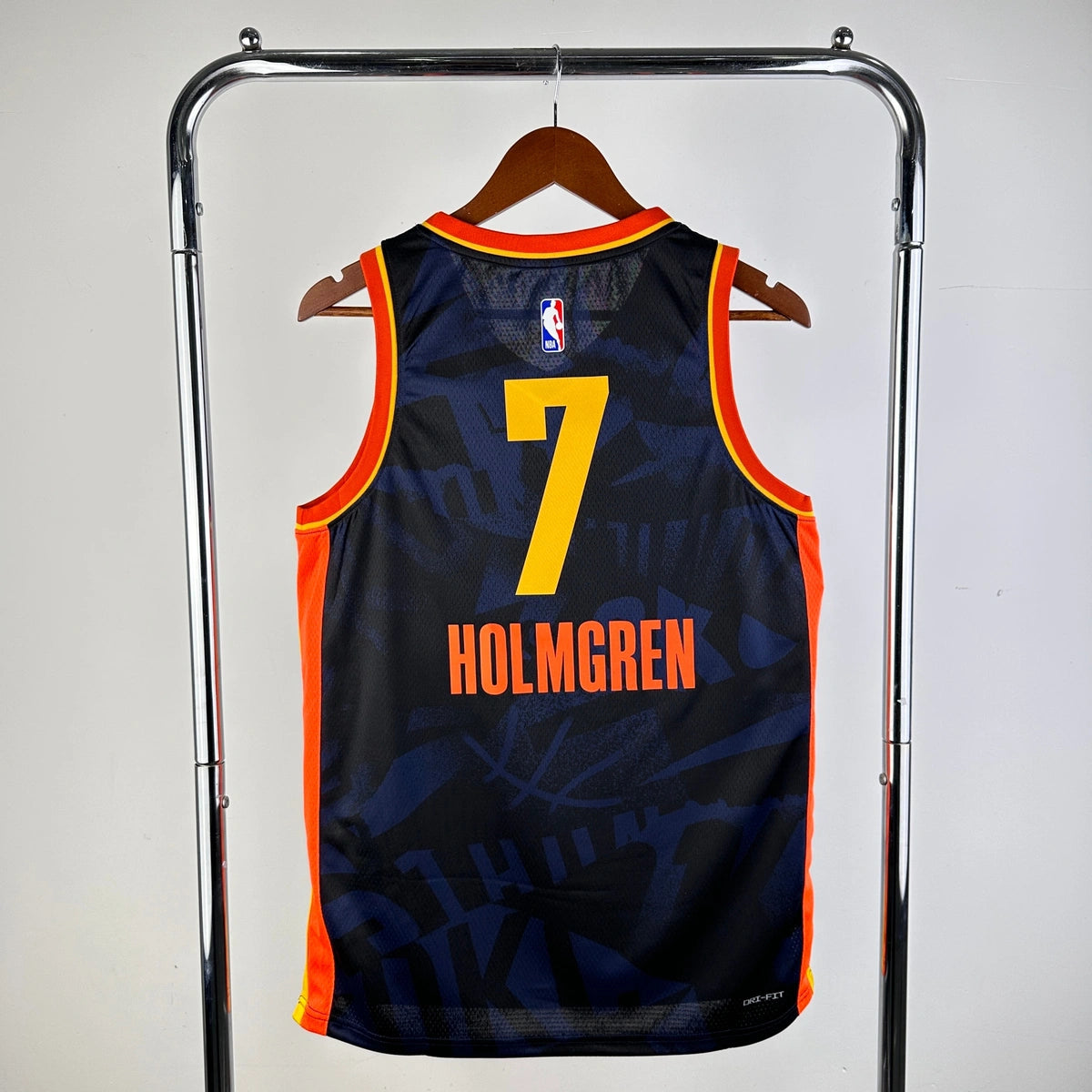 Chet Holmgren Oklahoma City Thunder No.7 City Edition Jersey 2023-24 - View 1