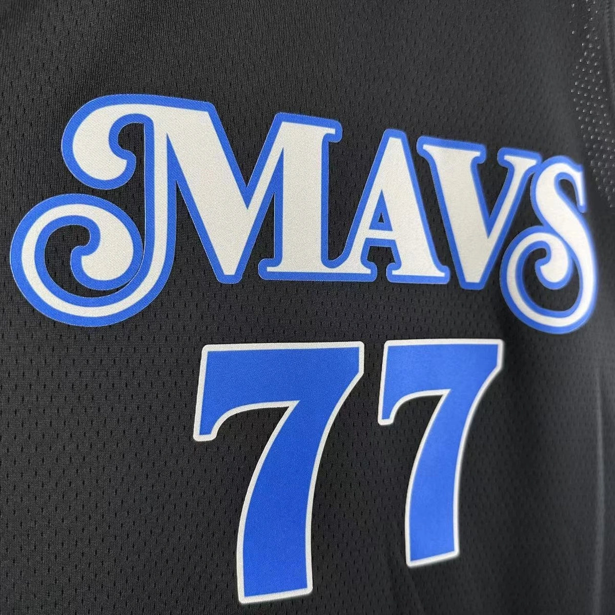 Luka Doncic Dallas Mavericks No.77 City Edition Jersey 2023-24 - View 2