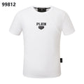 P**P Men's Gym Training Logo Streetwear T-Shirt | Black White